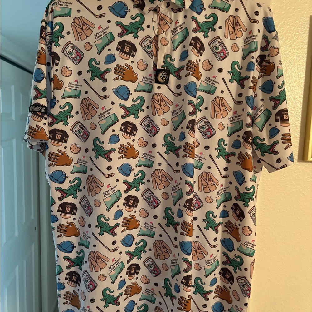 Birdie Boss Brand Happy Gilmore Golf Polo Adam Sandler
